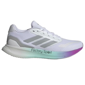ADIDAS RUNFALCON 5 BLANCO/PLATA/VERDE AGUA/MORADO PARA MUJER