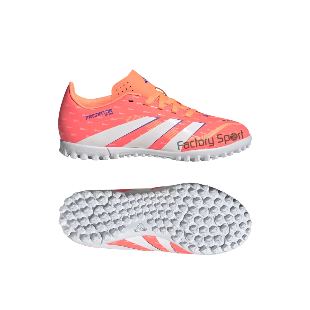 ADIDAS PREDATOR CLUB TF CORAL/AZUL/BLANCO PARA NIÑOS - Imagen 3