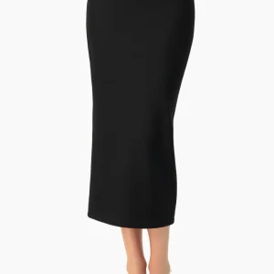 Falda midi negra