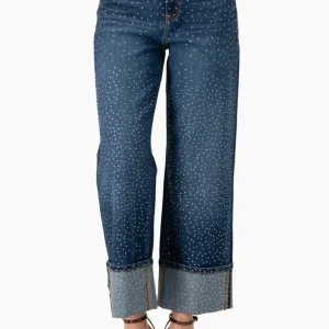 Jeans de ruedo doblado
