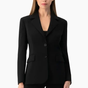 Blazer negro de doble boton